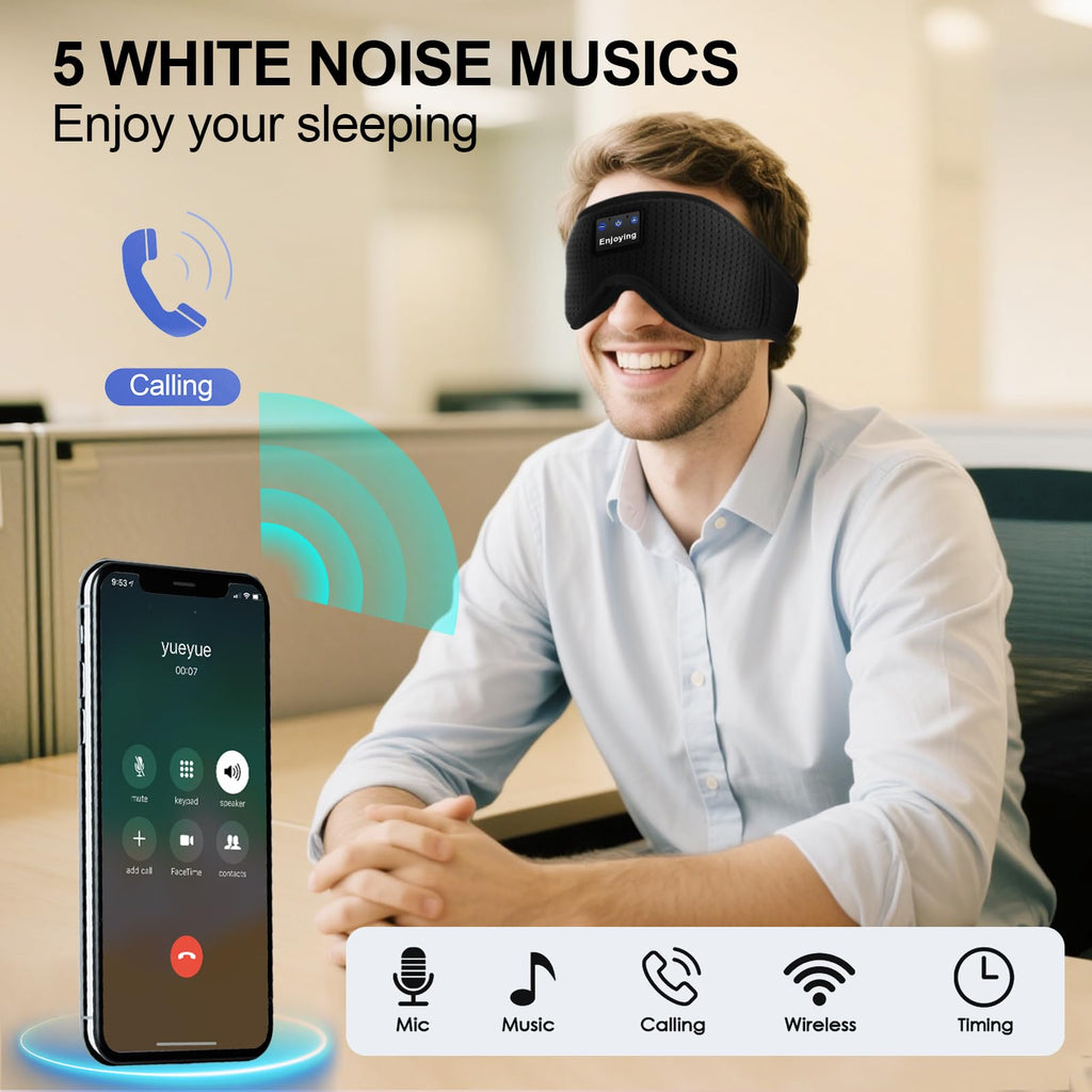Sleep Mask with Bluetooth Headphones A102