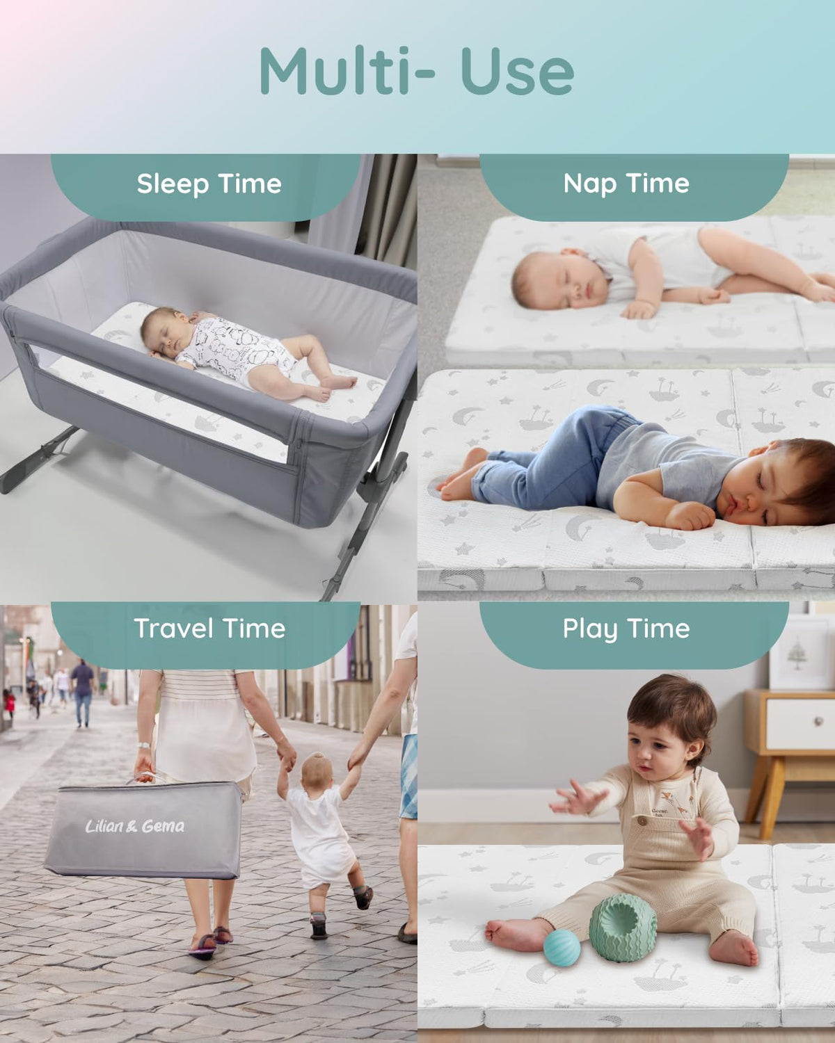 Pack and Play Mattress 38"x26"x1.5" H552