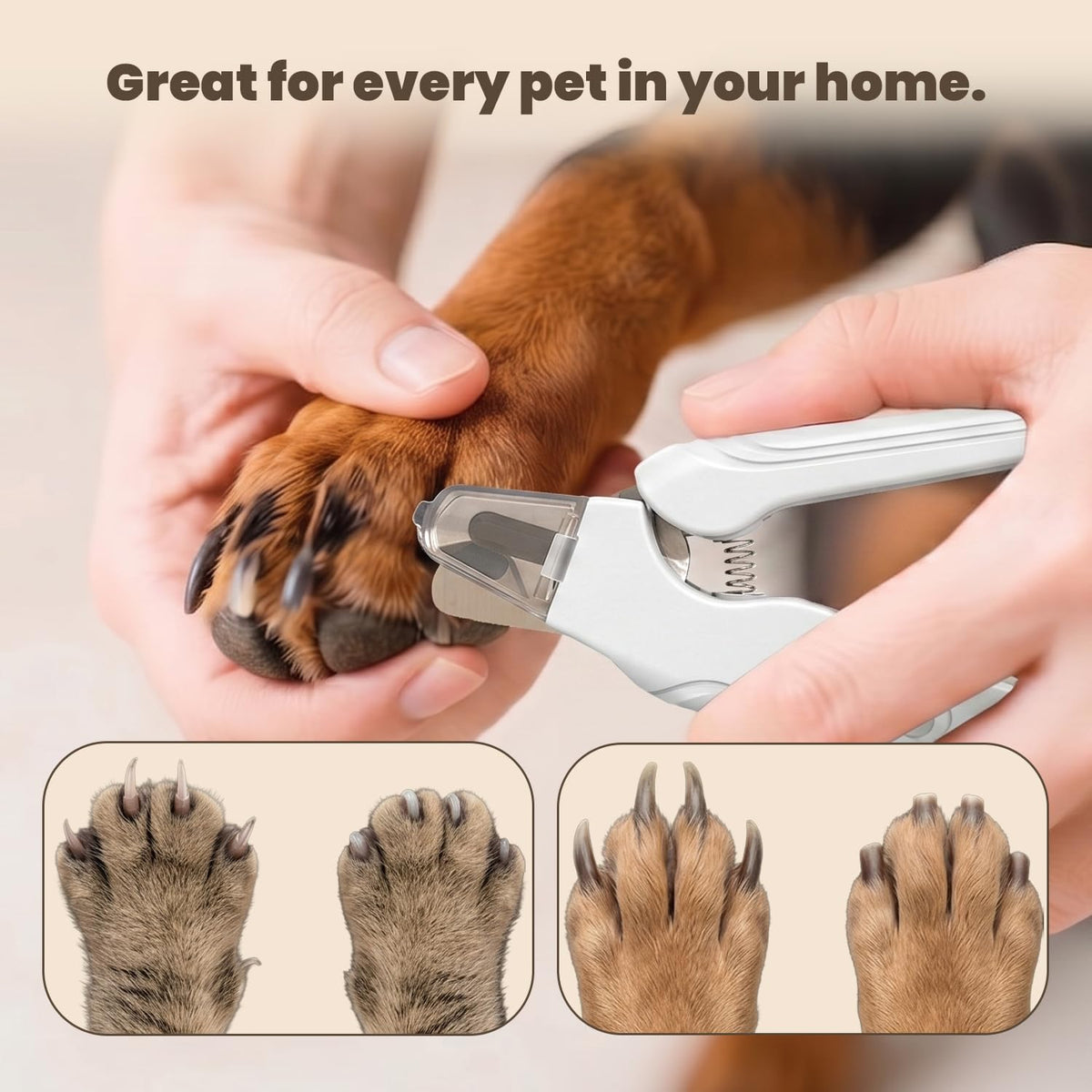 2-in-1 Dog & Cat Nail Clipper and Grinder with Light G19894
