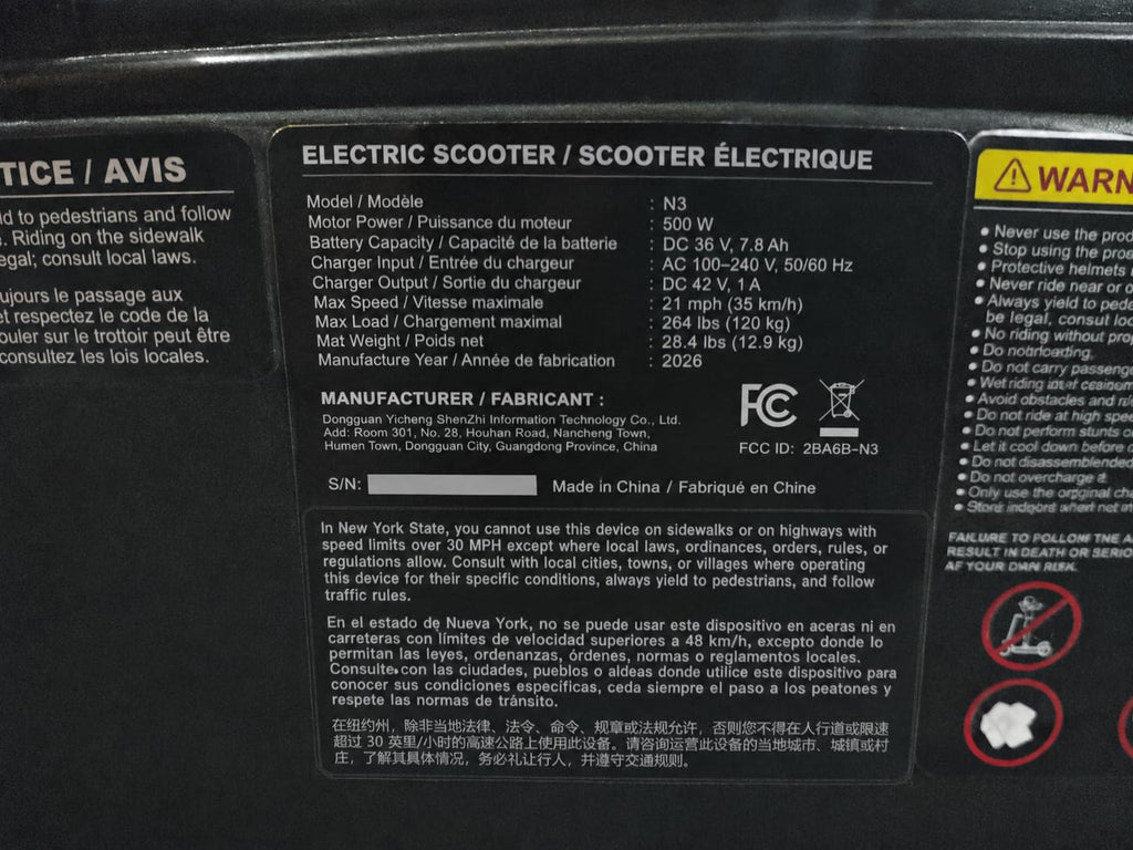 1000W Electric Scooter 28 Miles 25 MPH Q119