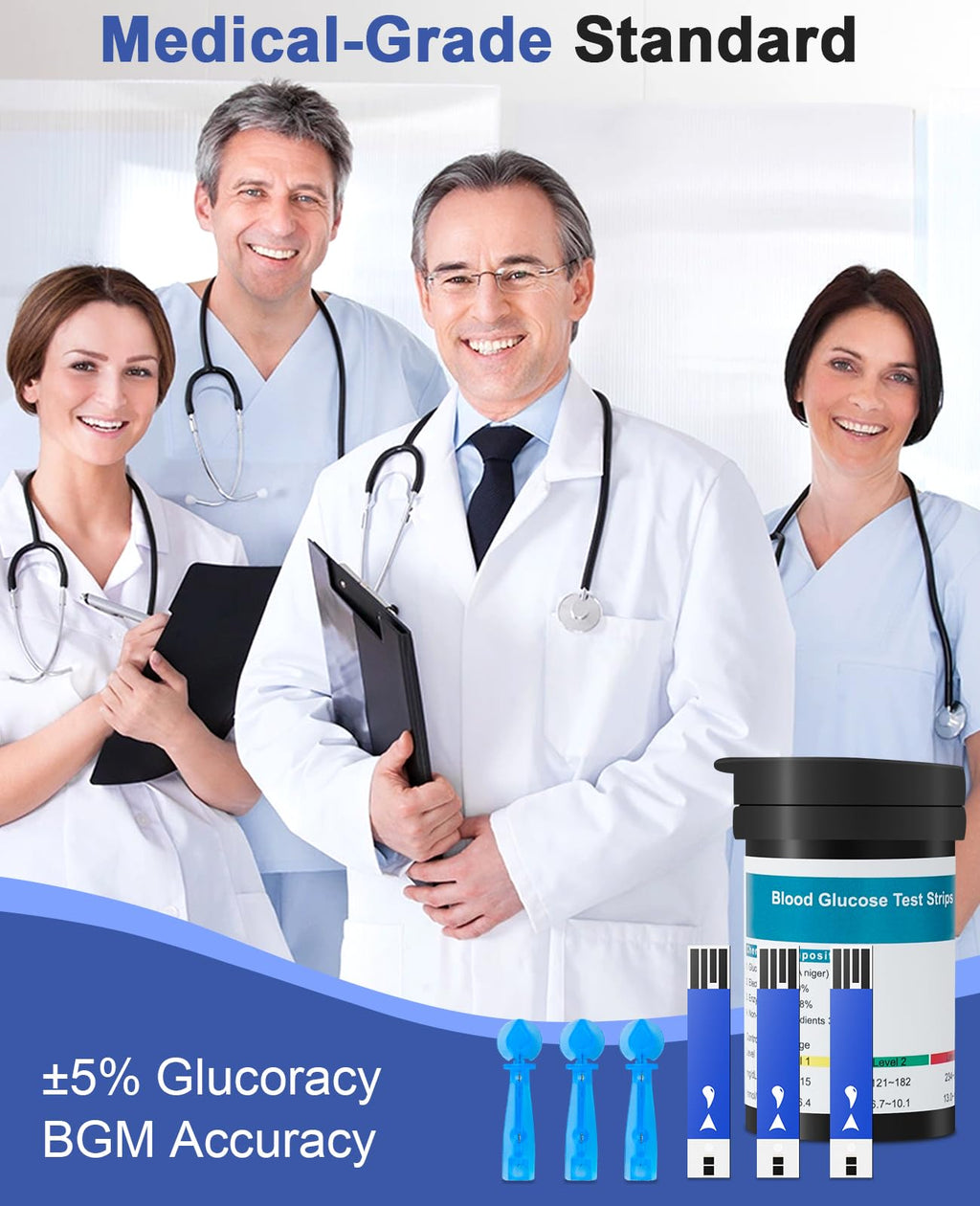 Blood Glucose Test Strips, 50 Count V609357