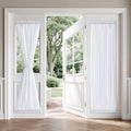 White Sidelight Curtains 2 Panels 26 x 72 inches E2837