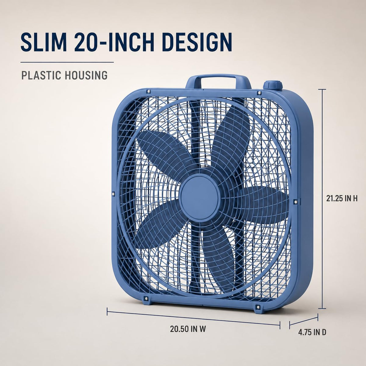 20" 3-Speed Box Fan E89072