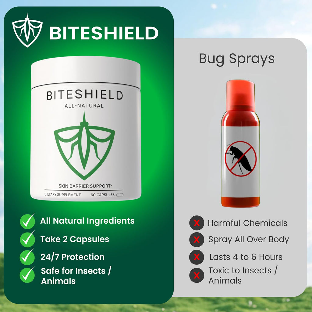 Plant-Based Mosquito Repellent Pills 60 Capsules O612