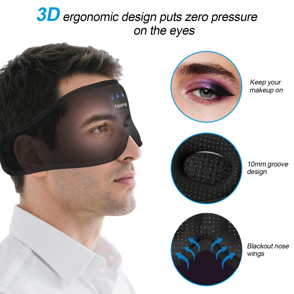 Sleep Mask with Bluetooth Headphones A102