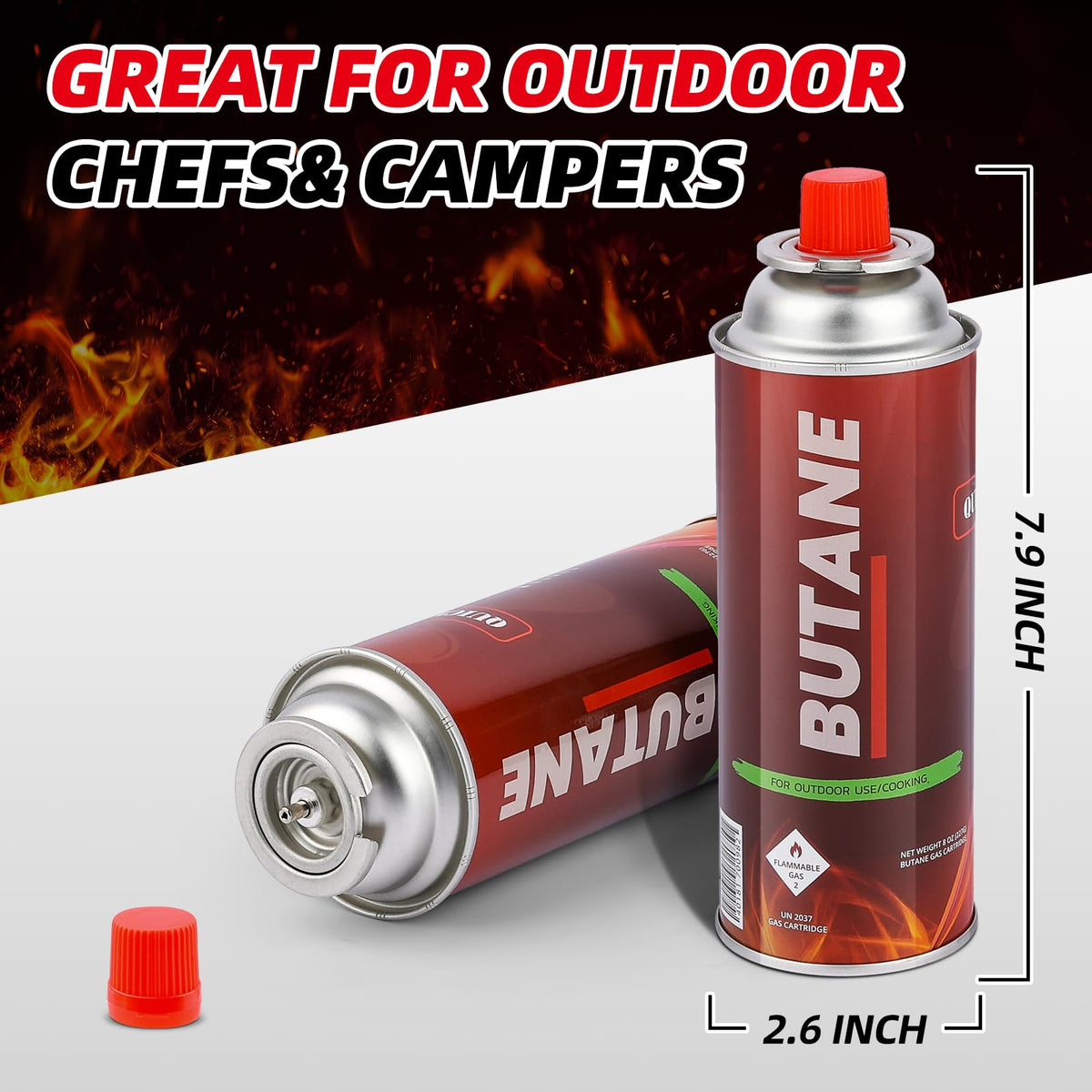 28 Pack Butane Fuel Canister X3327