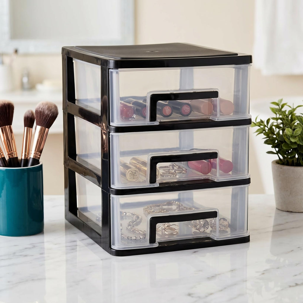 3 Drawer Plastic Desk Organizer B835885