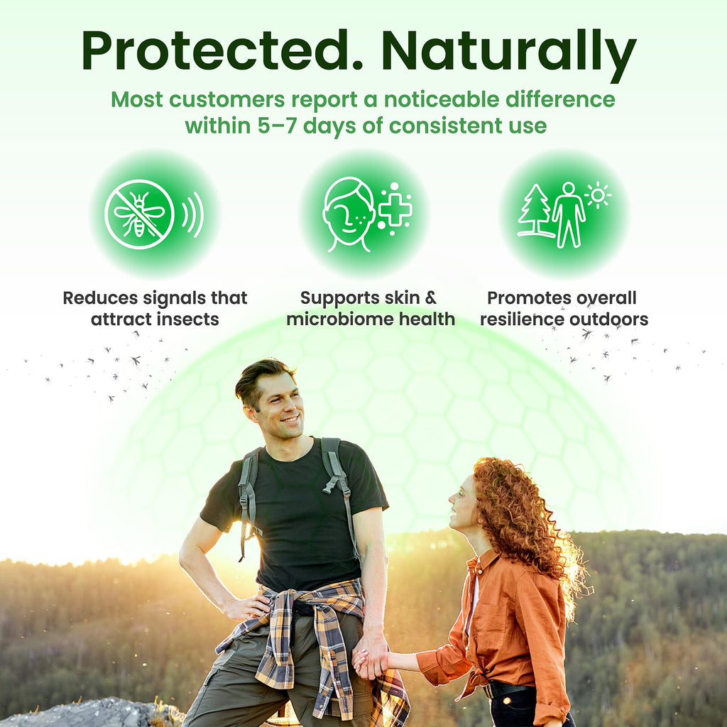 Plant-Based Mosquito Repellent Pills 60 Capsules O612