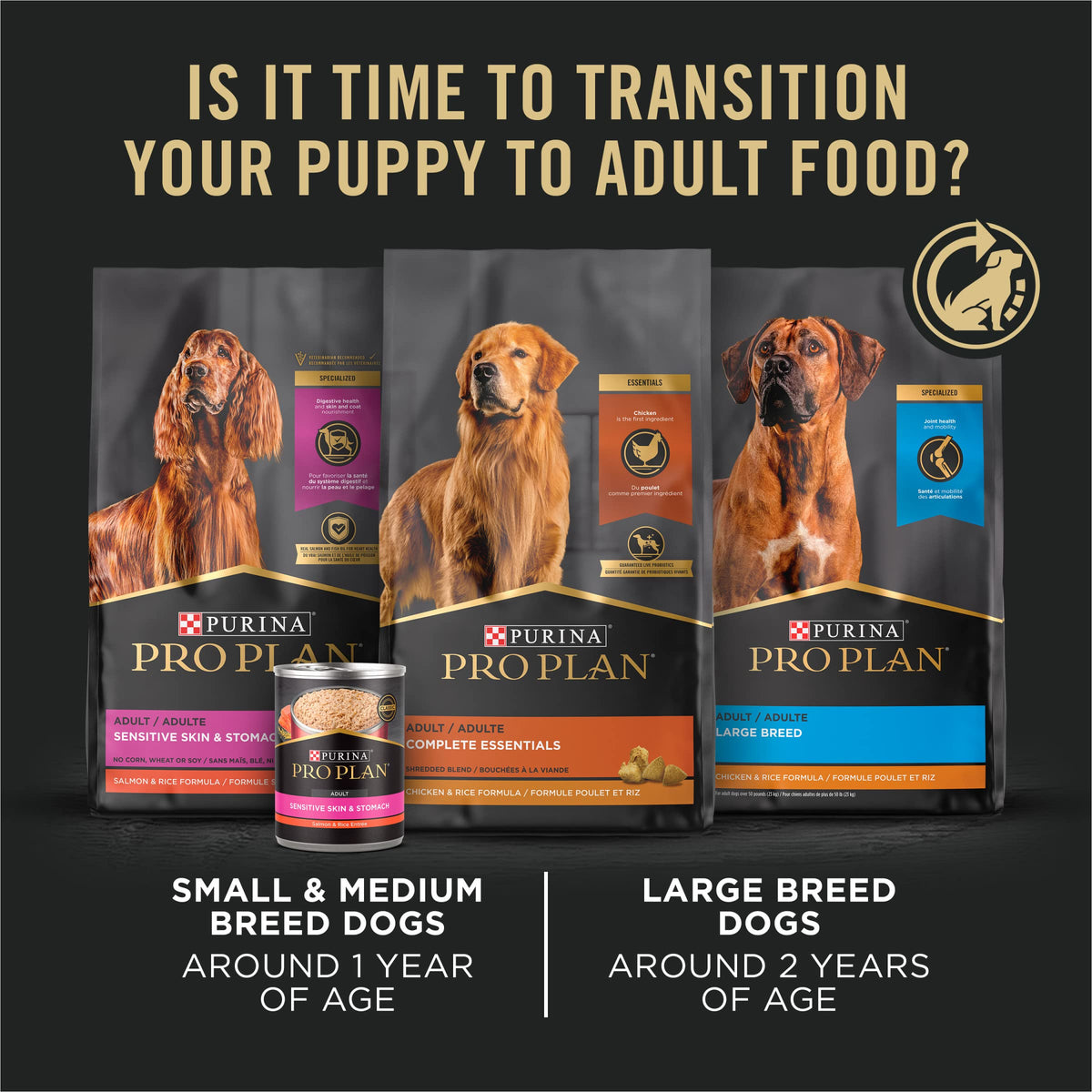 High Protein Chicken & Rice Dry Puppy Food 34 lb Bag A647318