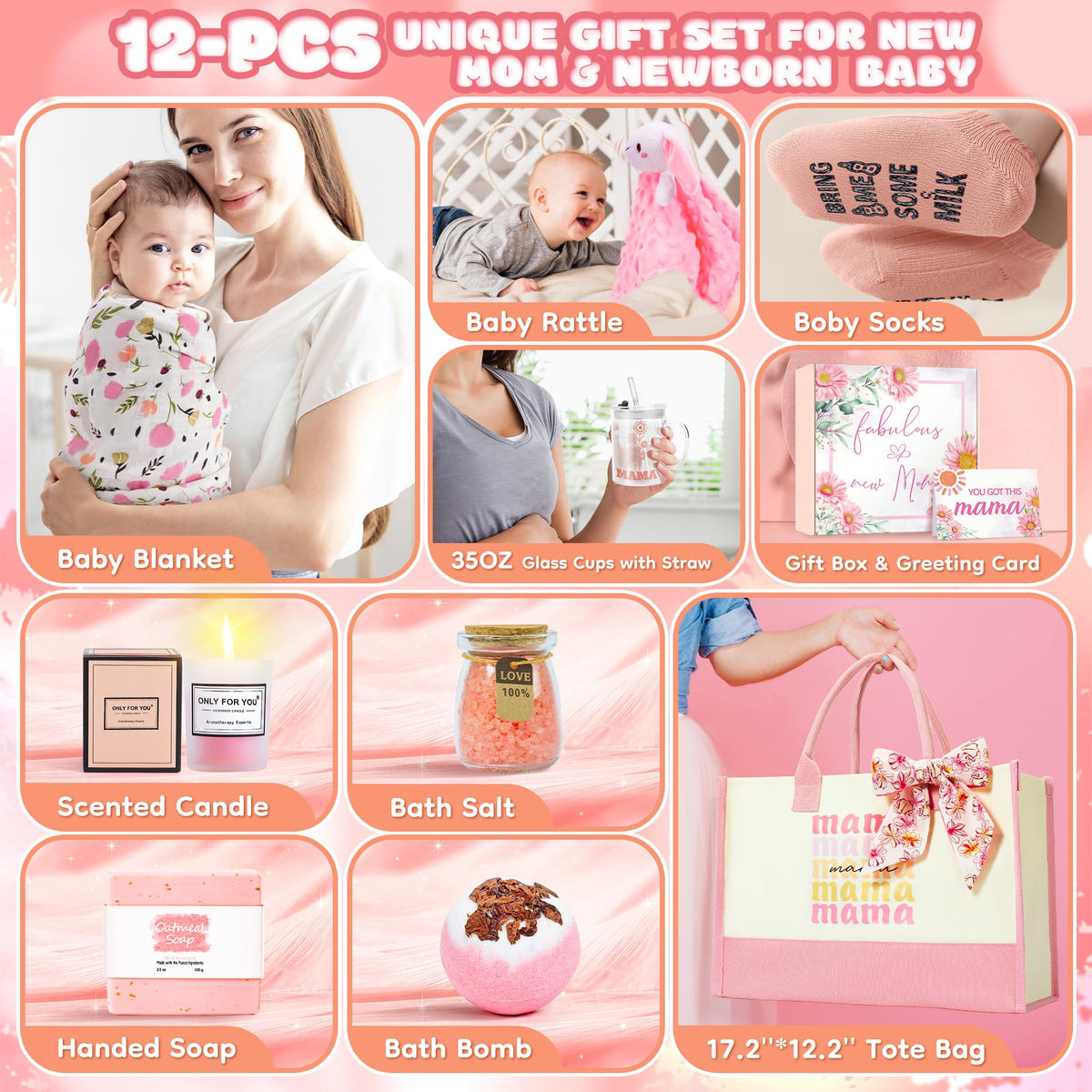 Baby Girl Gift Set for Newborn O9556