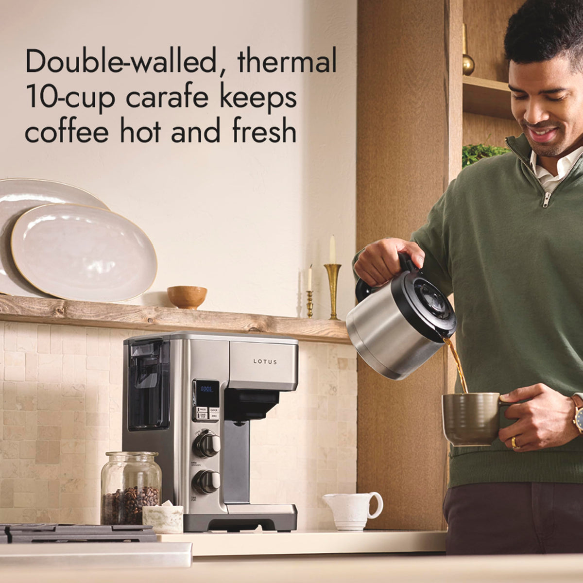 Programmable 10-Cup Stainless Steel Coffee Maker V44790