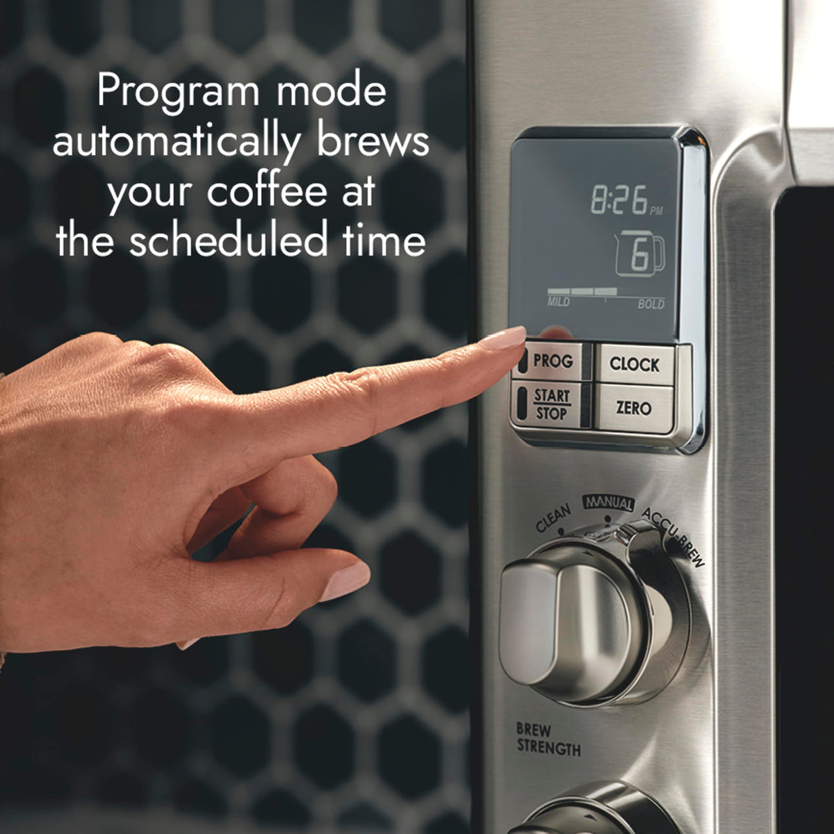 Programmable 10-Cup Stainless Steel Coffee Maker V44790