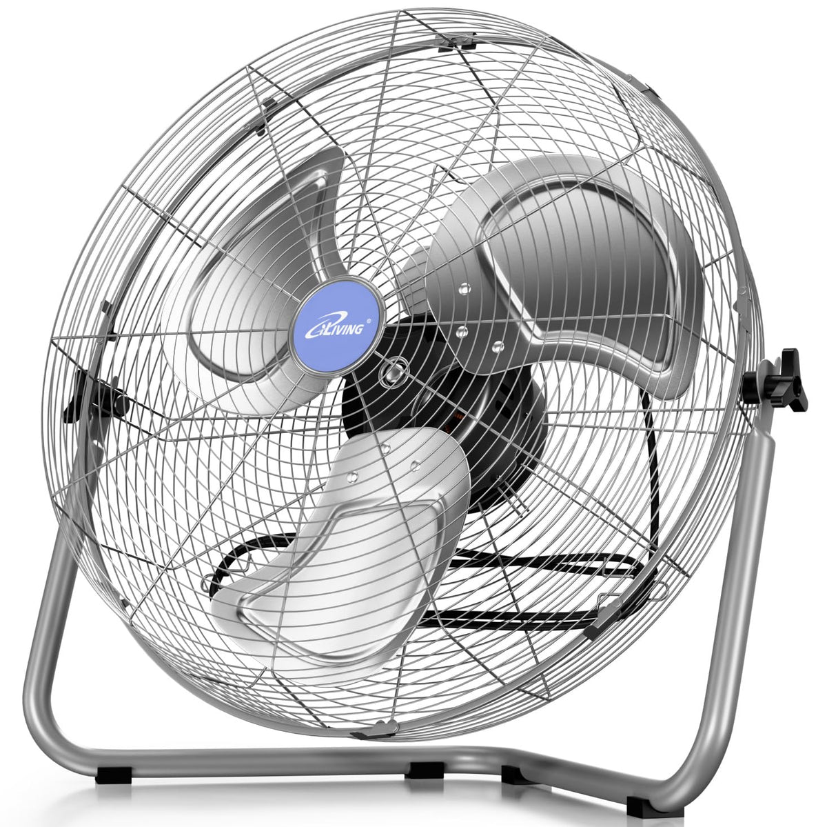 20 Inch 7500 CFM 3-Speed Metal Floor Fan V442390