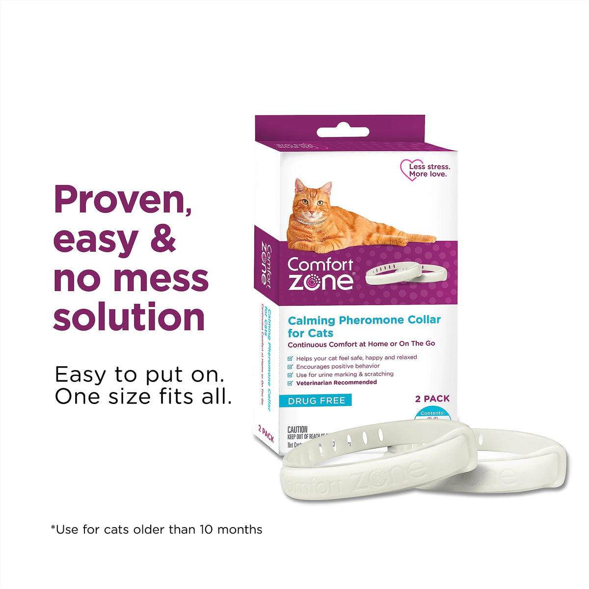 Cat Calming Collar 2 Pack I55393