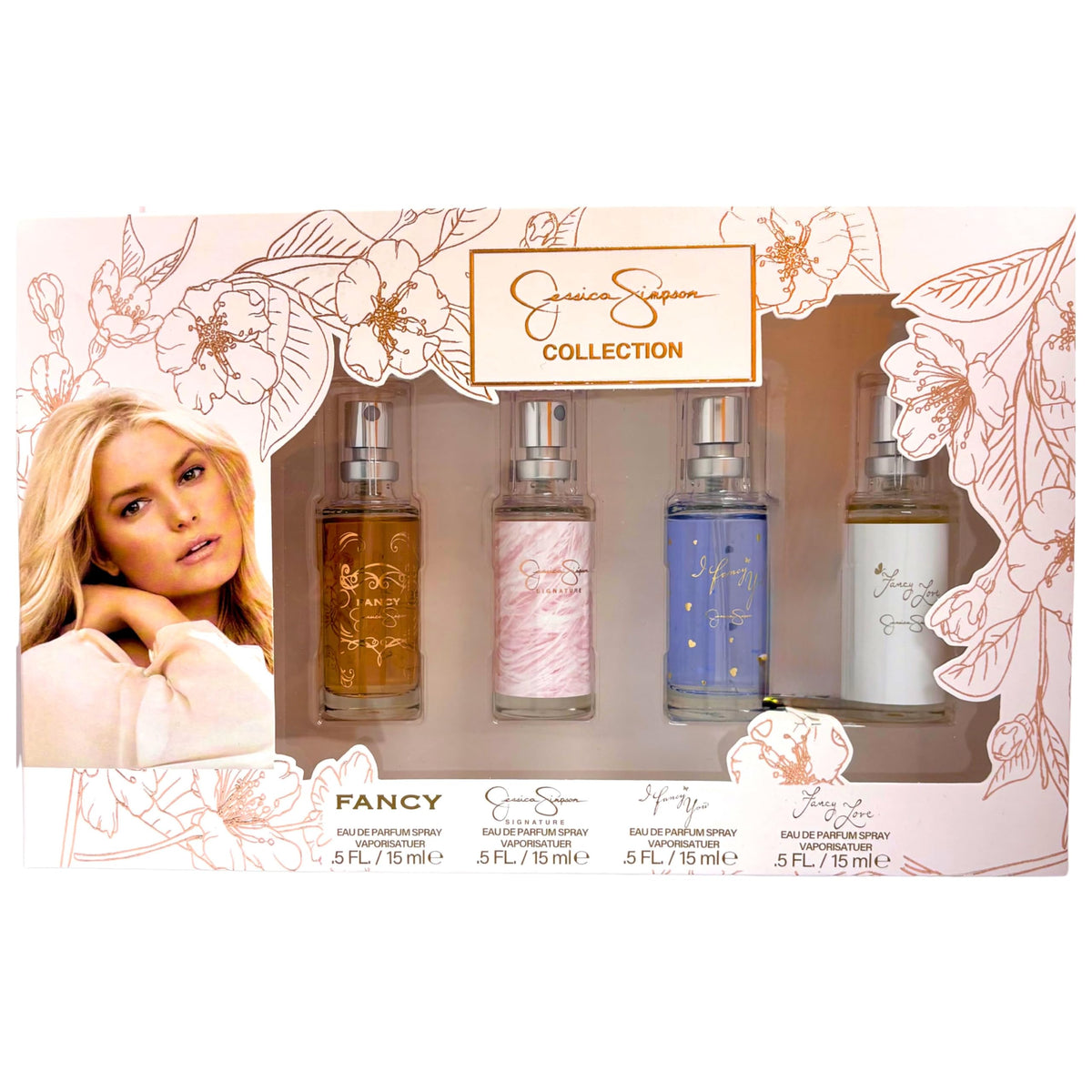 4-Piece Mini Eau de Parfum Travel Spray 0.5 Ounce T189073