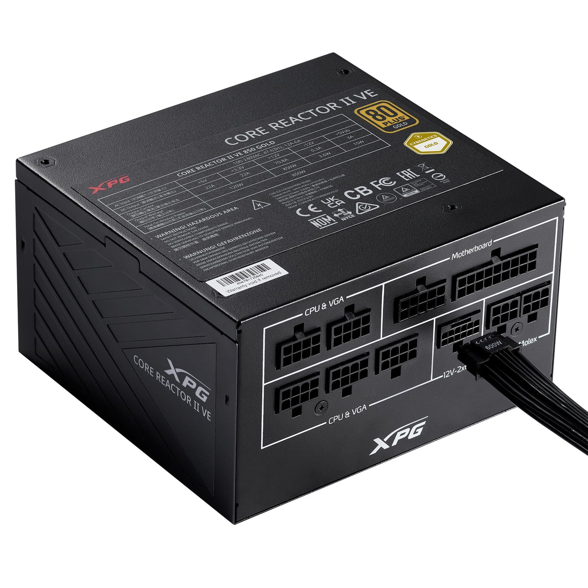 650W 80 Plus Gold Fully Modular ATX 3.0 Power Supply G84485