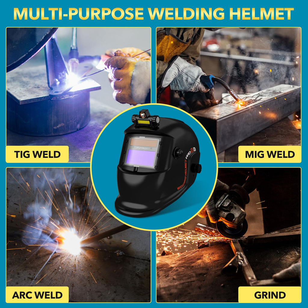 Welding Helmet Auto Darkening Solar Powered E788