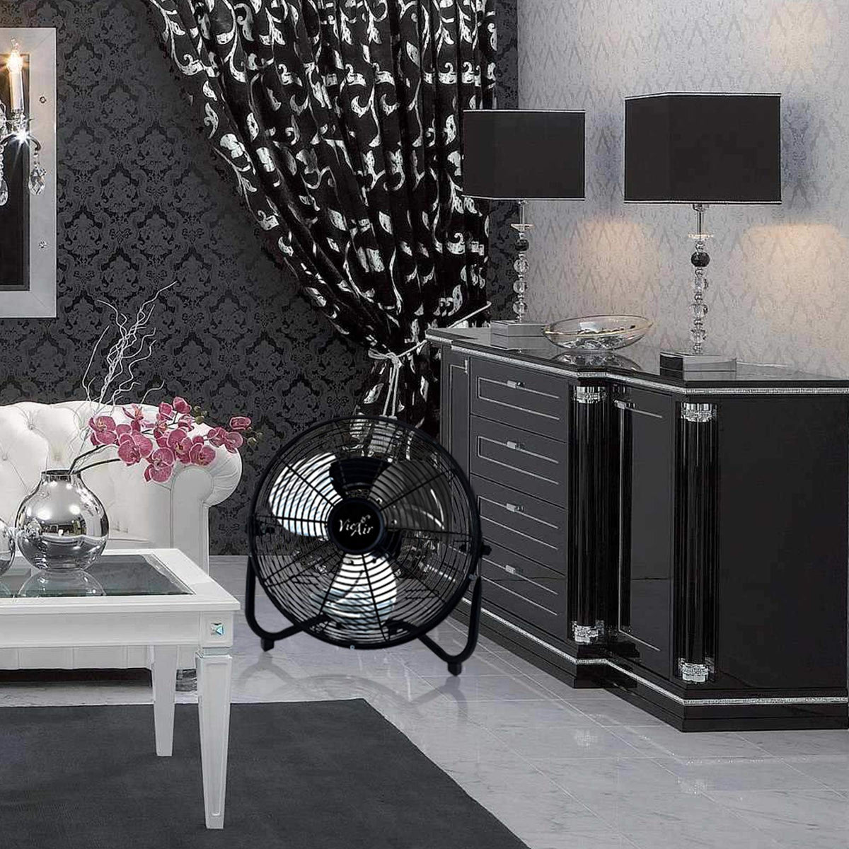 20 Inch 3 Speed Metal Floor Fan K565