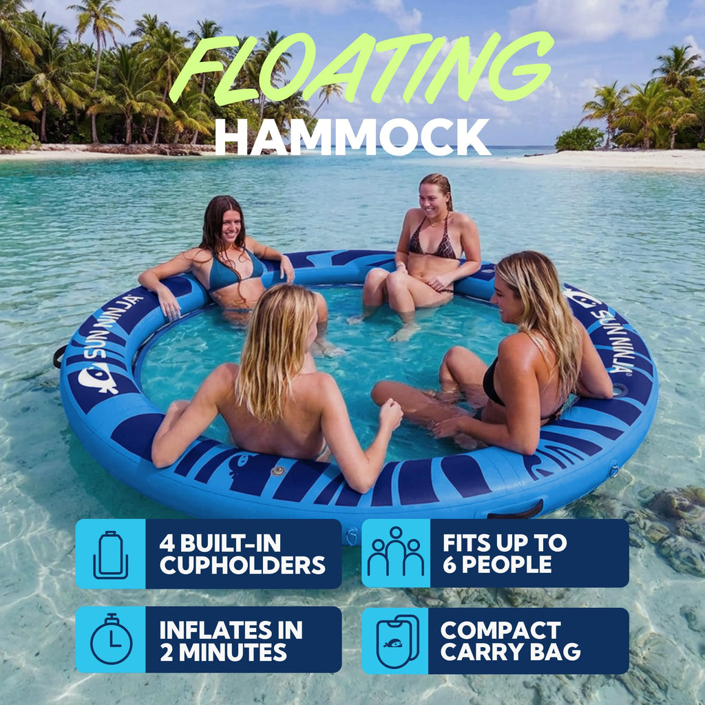 Water Hammock Inflatable Lake Float L9447