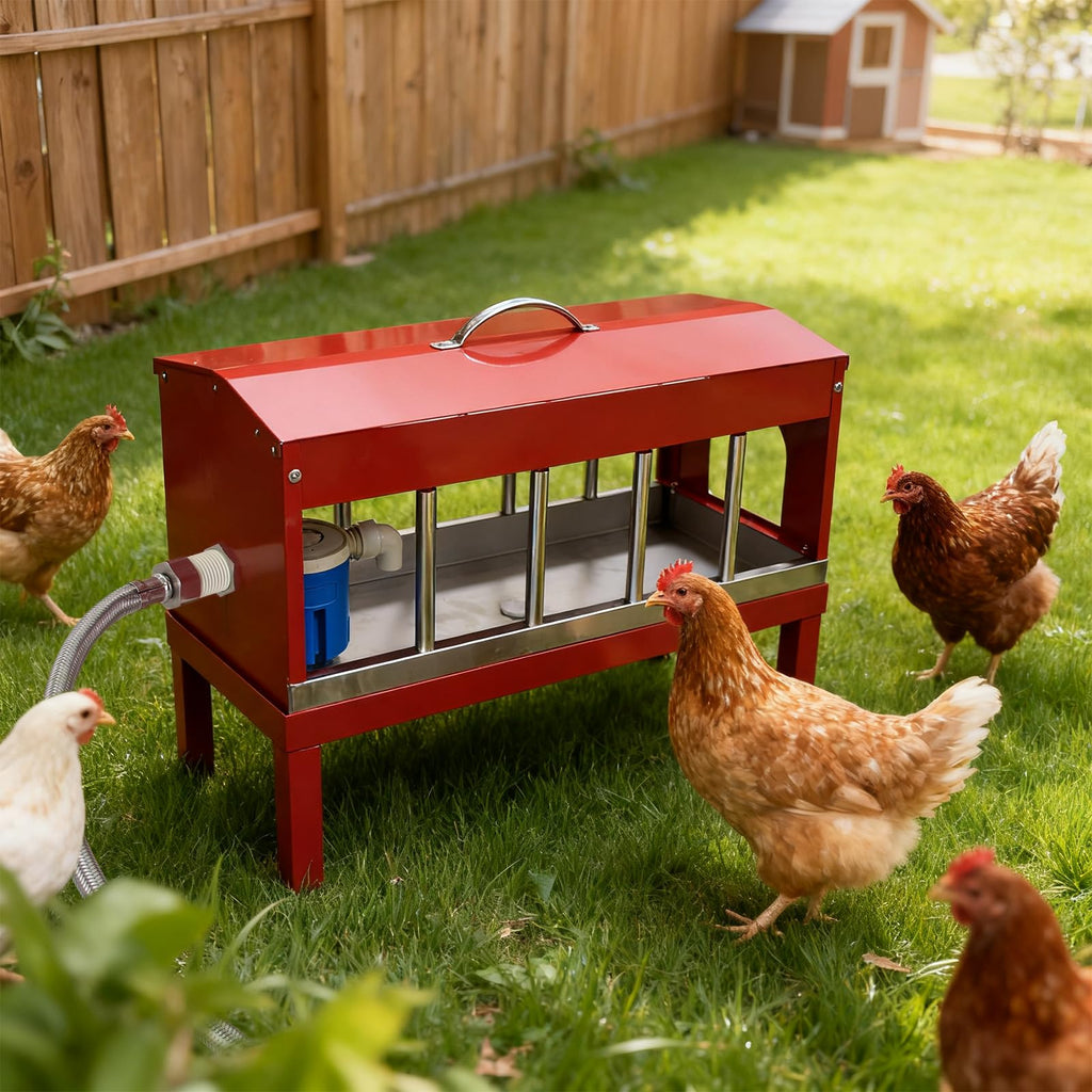 Automatic Chicken Waterer with Detachable Legs H1982