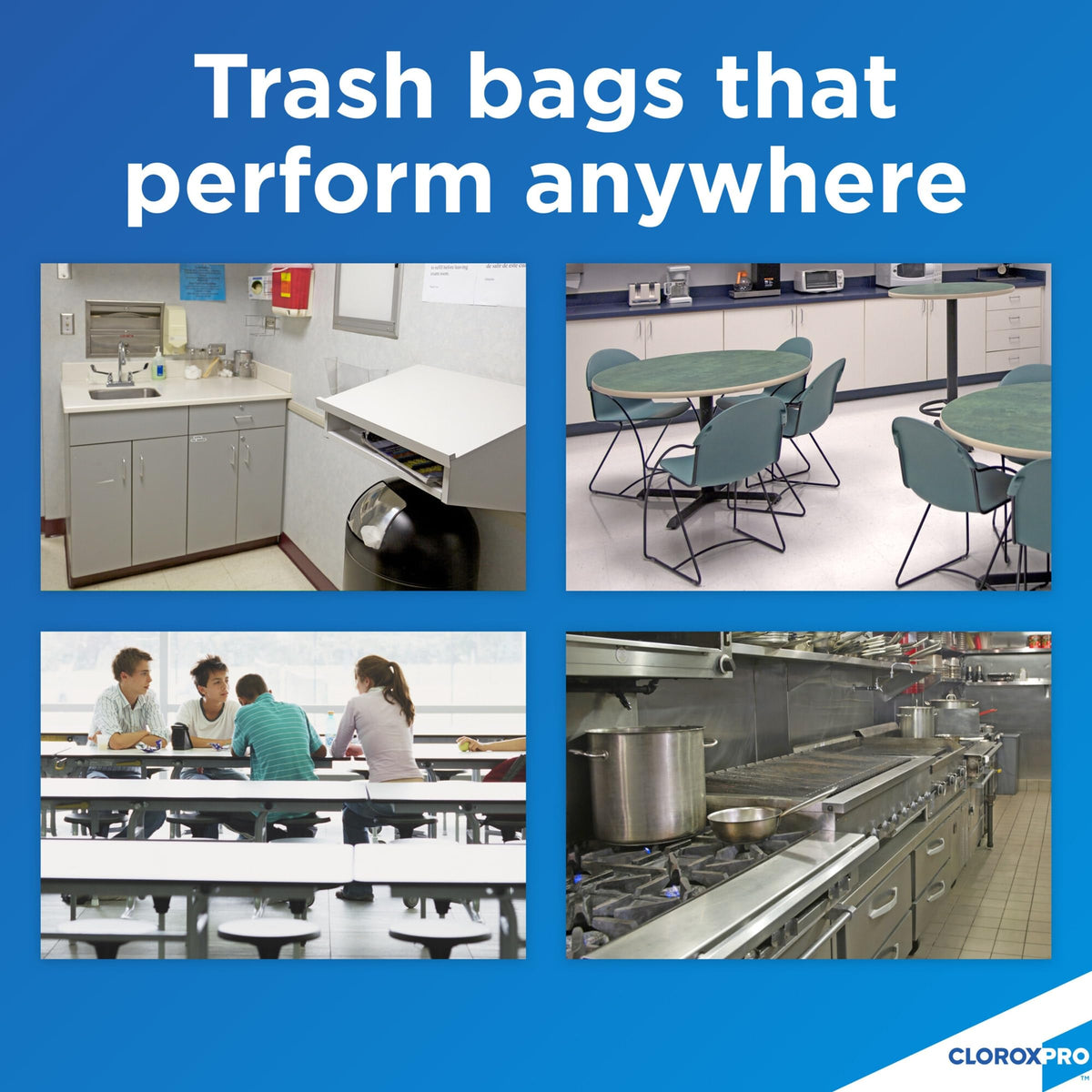 13 Gallon Tall Kitchen Trash Bags, 200 Count M370744