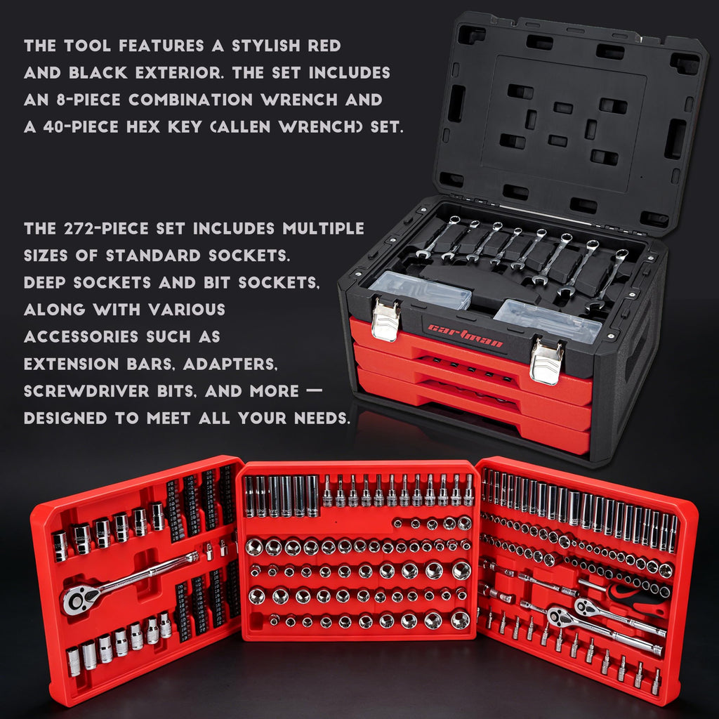 320-Piece Mechanic Tool Kit Set K4900