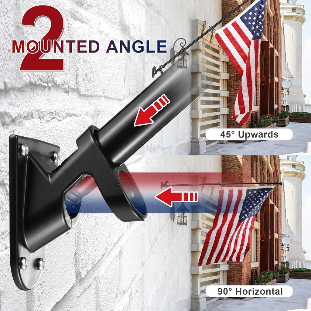 5ft Tangle Free Flag Pole Kit with 3x5 US Flag E5044