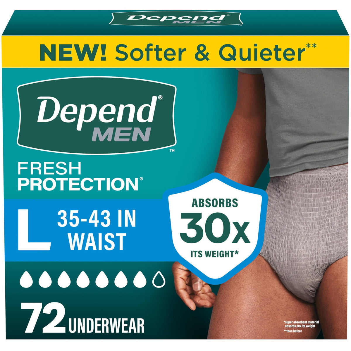 Large 72 Count Adult Diapers F73266