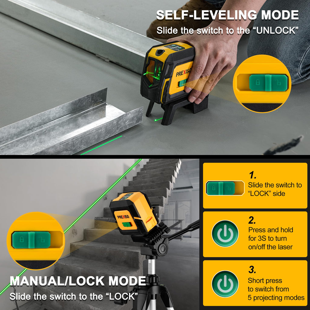 100Ft Self Leveling Laser Level with Tripod H6853