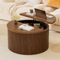 Round Lift Top Coffee Table with Storage V406601