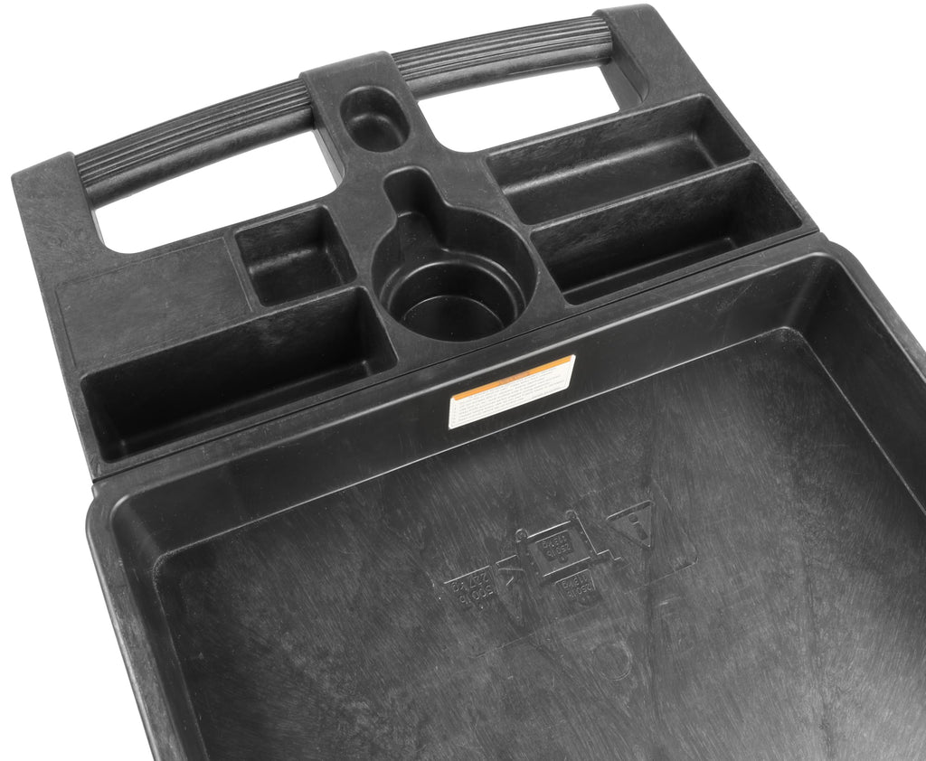 Heavy Duty 2-Shelf Polypropylene Utility Cart 500 lb Capacity V57909