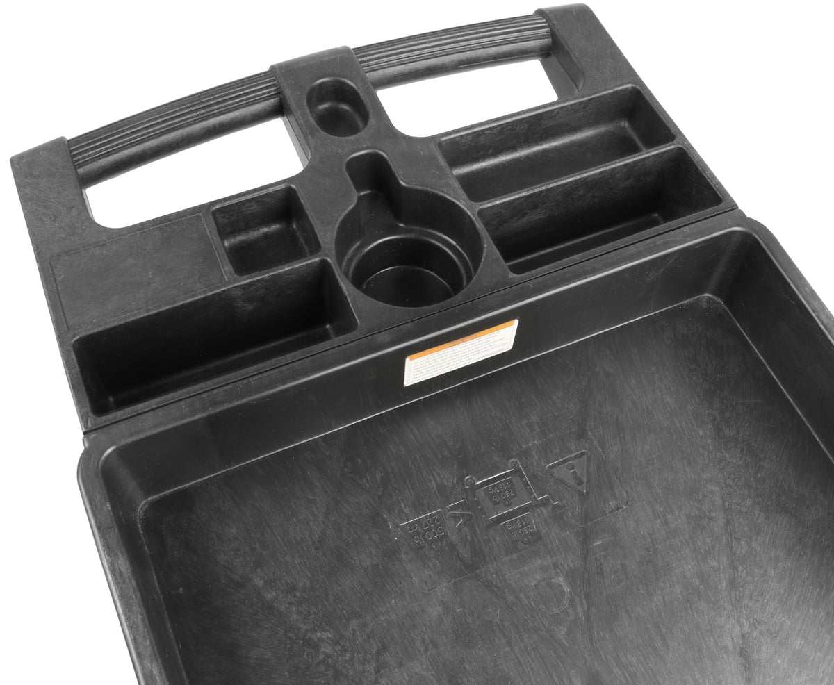 Heavy Duty 2-Shelf Polypropylene Utility Cart 500 lb Capacity V57909