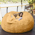 Yellow 6FT Bean Bag Chair Cover B3500