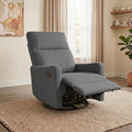 Dark Gray Swivel Rocker Recliner Chair D1061