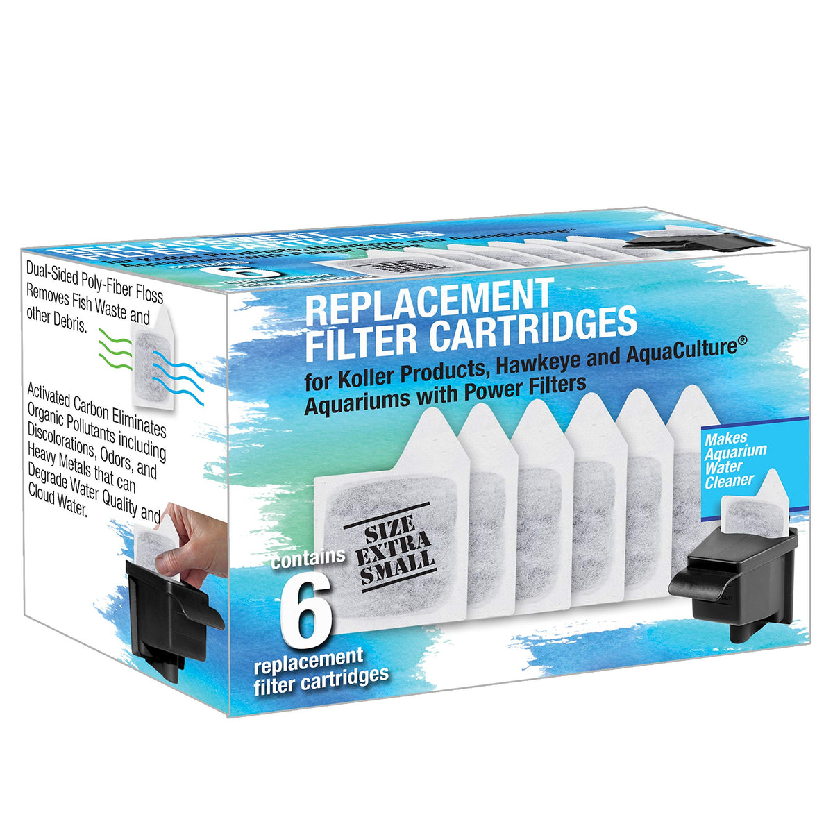 Replacement Filter Cartridges XS 6 Count White W201514